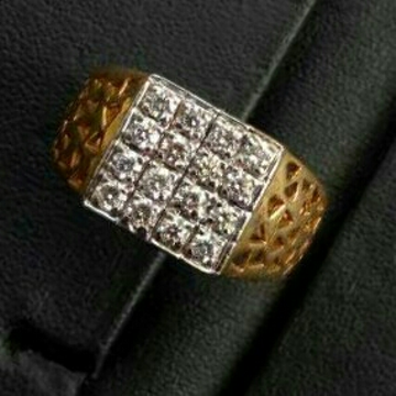 Designer Gold Gents Ring by Shri Datta Jewel